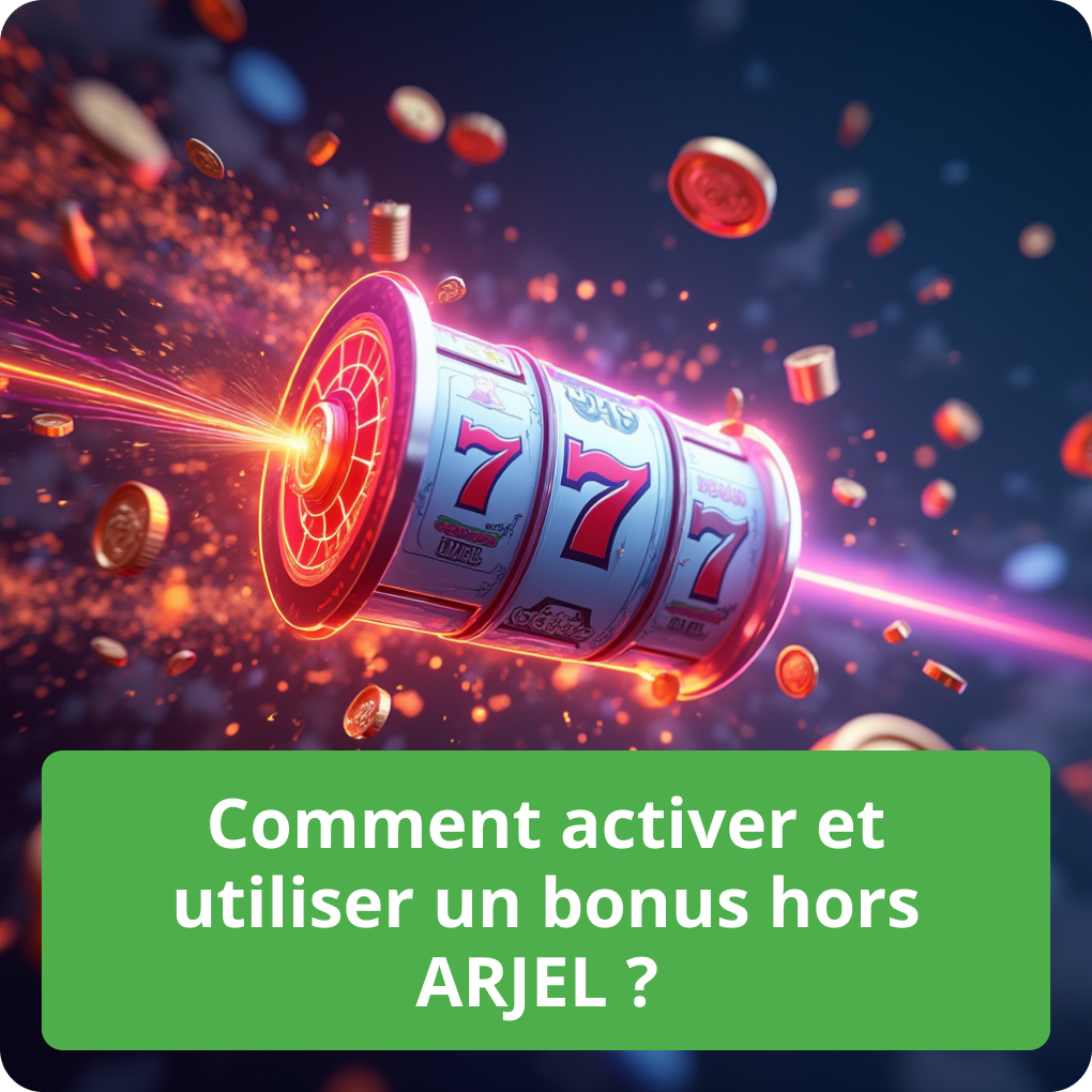 Comment activer et utiliser un bonus hors ARJEL ?