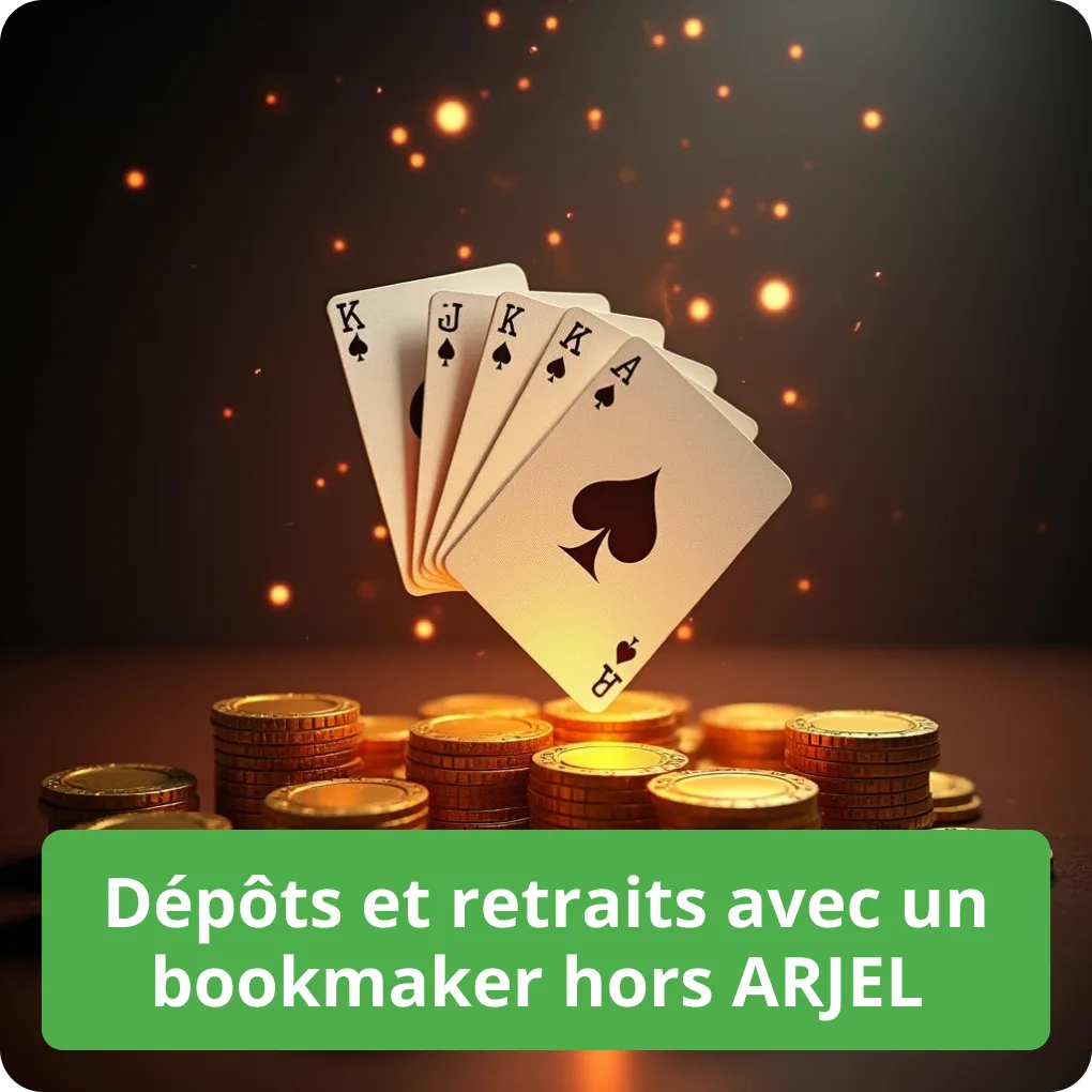 Comment fonctionnent les dépôts et retraits avec un bookmaker hors ARJEL ? Dépôts et retraits avec un bookmaker hors ARJEL
