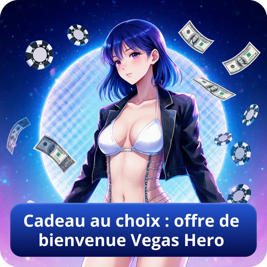 Cadeau au choix : offre de bienvenue Vegas Hero